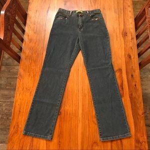 Sigrid Olsen Straight Leg Blue Jeans Size 8